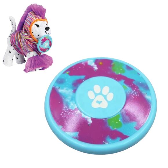 NEW American Girl Pet MAGNETIC DISC TOY Puppy Dog Furrocious Accessory Blue NIP! - Picture 2 of 7